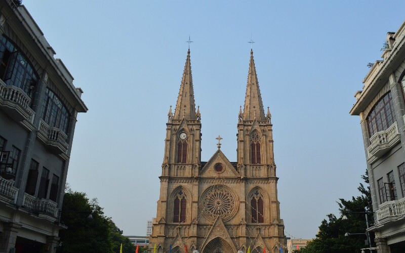Sacred Heart Cathedral - a Gothic Catholic Cathedral in Guangzhou