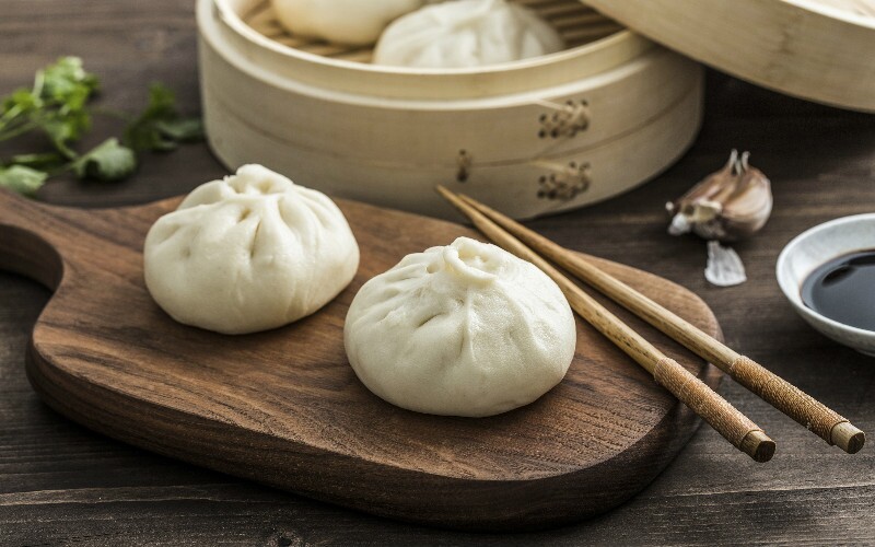 Chinese Steamed Stuffed Buns