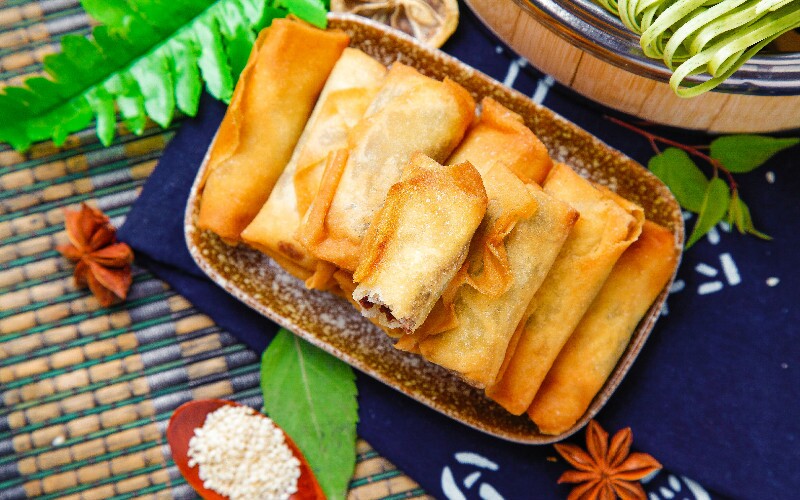 Spring Rolls — a Popular Chinese New Year Food